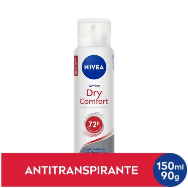 Imagem de Desodorante Nivea Active Dry Comfort 72h Antitranspirante Aerosol 150ml 150ml
