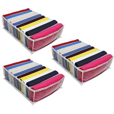 Imagem de 3 Colmeias Organizadoras de Armário e Gaveta para Biquínis e Camisetas