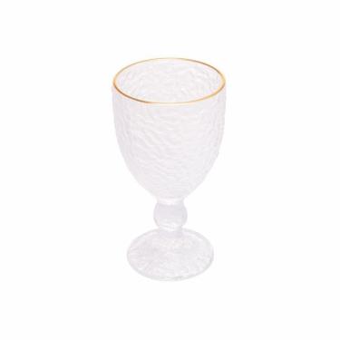 Imagem de Taça Para água Em Cristal Petra Martelado 320ml Lyor Transparente
