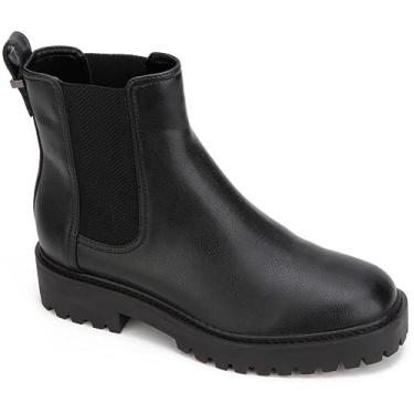 Imagem de Kenneth Cole REACTION Bota feminina Salt Lug Chelsea, Preto, 9.5