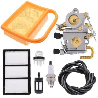 Imagem de Wondrify Kit de carburador C1Q-S118 para serra de corte de concreto Stihl TS410 TS420 número OEM 4238 120 0600 substitui Zama C1Q-S118
