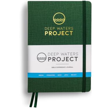 Imagem de Deep Waters Project Diário de estudo da Bíblia, diário de processo estruturado para homens e mulheres com mais de 100 páginas de processo, um guia de memorização das escrituras e espaço para anotações