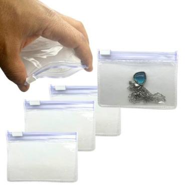Imagem de Embalagem Multiuso PVC Cristal com Zíper 8,5x6cm Kit 30unds - Embalage