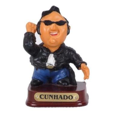 Imagem de Boneco Familiar Cunhado Decoração para Casa Miniatura 8cm - Zona Livre