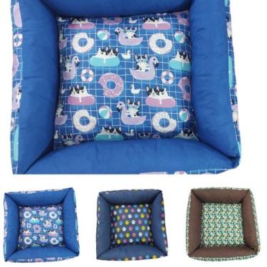 Imagem de Caminha De Pet  Quadrada  Médio Impermeável  60cm x 60cm Com  Ziper  C
