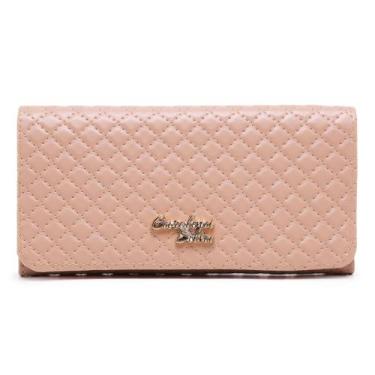 Imagem de Carteira Feminina Lançamento Porta Cartões Metalace Otima Qualidade - 