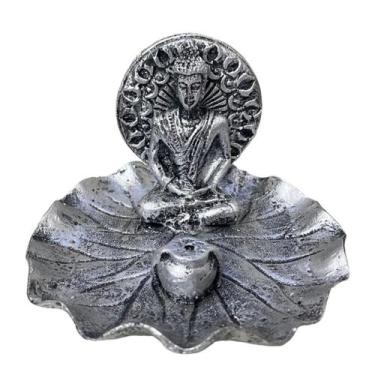 Imagem de Incensário em Resina Pratinho Buda Hindu Porta Incenso p/ incenso Pali