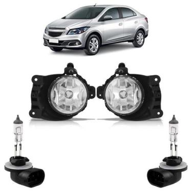 Imagem de Par Farol de Milha Prisma 2013 A 2019 + Lâmpadas H27 - Automotive Impo