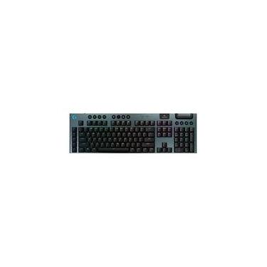 Imagem de Teclado Mecânico Gamer Sem Fio Logitech G915 X Lightspeed, RGB Lightsync, USB ou Bluetooth, Switch GL Brown Tactile, Preto- 920-012670