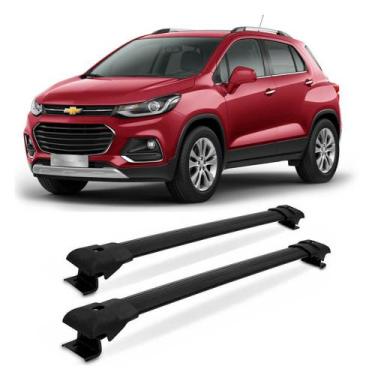 Imagem de Rack de Teto Travessa Larga Tracker 2017 2018 2019 Preta Projecar - C-