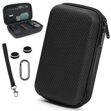 Imagem de XORDING Estojo De Transporte Compatível Com Backbone One, Estrutura Rígida Nylon, Capa Protetora, Pulseira, Chaveiro E Bolso Rede Para Kit Acessórios (Preto-A)