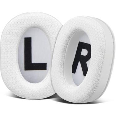 Imagem de SOULWIT Almofadas De Substituição Para Fones Ouvido Logitech G Pro, Pro X, Prox 2 E X Se, Auriculares Com Espuma Isolamento Ruído, Espessura Adicional - Branco