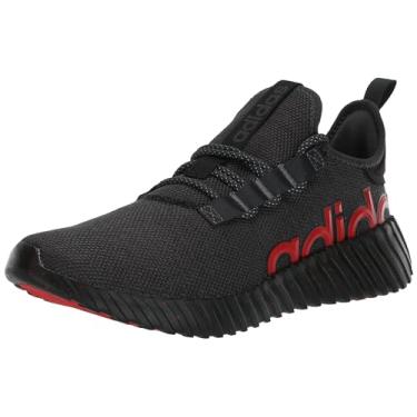 Imagem de adidas Tênis masculino Kaptir 3.0, Preto/carbono/Better Scarlet, 8.5