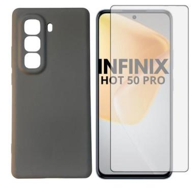 Imagem de Capa + Pelicula Vidro 3D Compativel Com Infinix Hot 50 Pro - Generica,