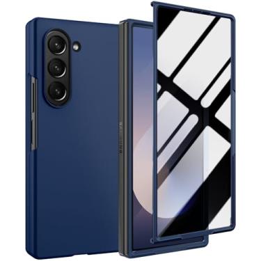 Imagem de KEKBOXQ Capa de privacidade Z Fold 6, para Galaxy Z Fold 6, capa de corpo inteiro, protetor de tela antiespião, capa protetora de policarbonato rígido ultrafino à prova de choque para Galaxy Z FOLD6