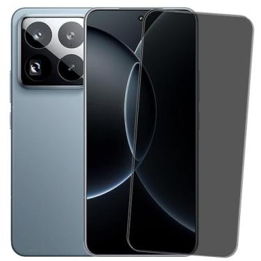 Imagem de NEOYUKL Protetor de tela de privacidade para Xiaomi 15S Pro [6,73 polegadas], [filme anti-espião], resistente a arranhões, fácil instalação [2 unidades]