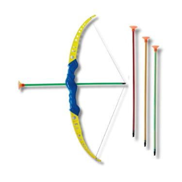 Imagem de Brinquedo Arco E Flecha Com 03 Flechas Ventosas Zein