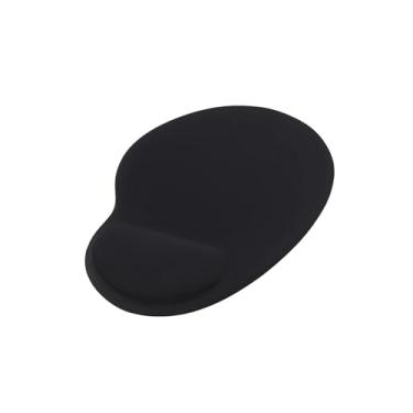 Imagem de Mouse Pad Ergonômico com Apoio de Punho em Gel, Reduz a Tensão na Mão, Antiderrapante, Minimalista, Escritório, Gamer, Trabalho, Linha Super Premium - Cores sortidas Preto e azul