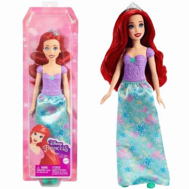 Imagem de Boneca Disney Princesa Ariel 25Cm Saia Estampada 3+ Mattel