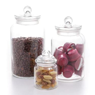 Imagem de Conjunto 3 Potes Portas Mantimentos Herméticos Arena - Lyor