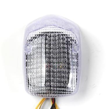 Imagem de Lanterna traseira de LED transparente Arashi para Honda SABRE 1100 2000-2008, DELUXE 750 AERO 1998-2002, SHADOW ACE 750 2002-2003, VALKYRIE TOURER 1997-2003, luz traseira de freio de seta integrada