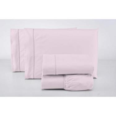 Imagem de Kit Roupa de Cama Solteiro 2 Peças 400 Fios Toque de Cetim - Charme do
