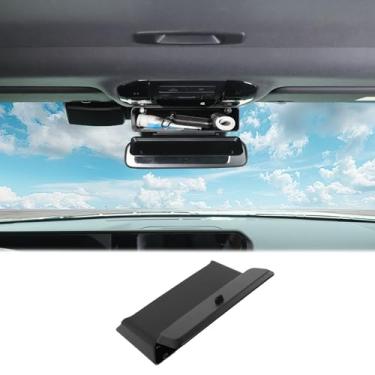 Imagem de Caixa de armazenamento de espelho retrovisor interno de carro compatível com Toyota Land Cruiser 250 Prado LC250 J250 2024 2025, espelho retrovisor ABS multifuncional, organizador interior de carro