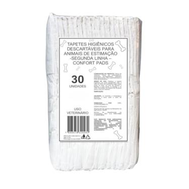 Imagem de Tapete Higiênico para Pets 2ª (segunda) Linha 80x60 c/ 30 und - Confort Pads