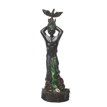 Imagem de Ossain Orixá em Resina Camasi Guimarães, Média, Colorida