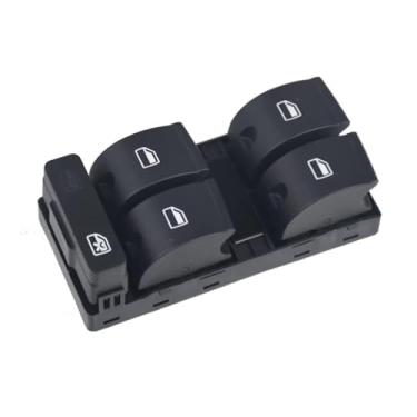 Imagem de Botão de controle do vidro elétrico, interruptor de janela, painel de janelas, interruptor de alavanca para A4 B6 B7, interruptores de janela Master Electric Power 8ED 959 851 8E0 959 851(C)