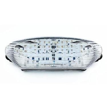 Imagem de ONE.K.S Acessórios de motocicleta Luz de freio LED seta luz traseira E-Mark para Honda VTR1000 VTR 1000 1997-2005 (CLEAR)