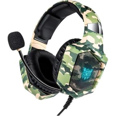 Imagem de Fone Over Ear Gamer Profissional Headset Luz LED com Fio (STO3157)