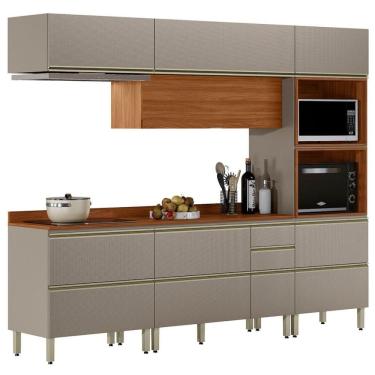 Imagem de Cozinha Modulada 5 Pecas 270 cm MDF DP2706 Demartez
