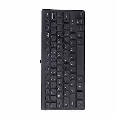 Imagem de Garosa Mini Teclado Usb Com Fio Teclado Multimídia Com Cabo de 3,6 Pés, Abs Compacto para Laptop Pc Home Office Digitação Ergonômica