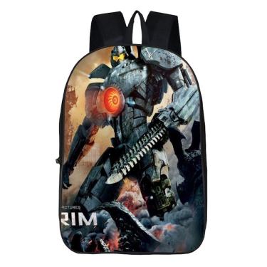 Imagem de Mochila escolar Pacific Anime para crianças em poliéster