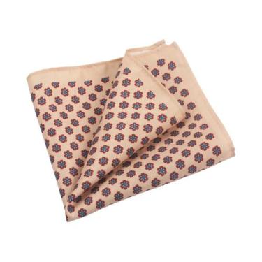 Imagem de Lenço De Bolso Masculino Com Estampa Britânica Retrô Para Terno, Decor