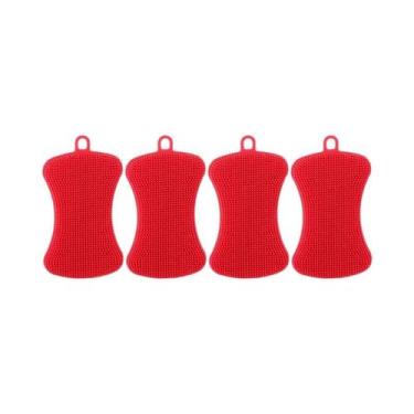 Imagem de Esponja De Silicone Para Cozinha, Escova De Limpeza Doméstica, Acessór