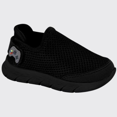 Imagem de Tênis Infantil Slip On Meninos Sport Conforto Molekinho 2147.143.24518 Preto N° 23-Masculino