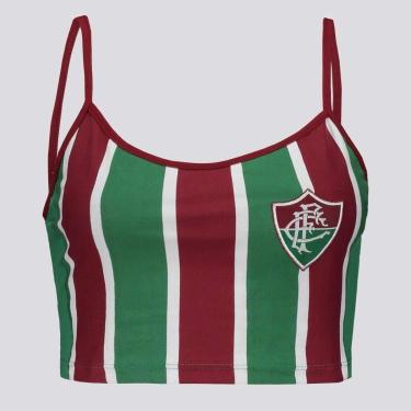 Imagem de Cropped Fluminense Campo Feminino Verde e Vinho-Feminino