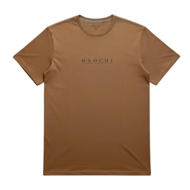 Imagem de Camiseta Ogochi Marrom Logo Og Essencial-Masculino