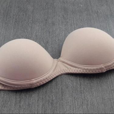 Imagem de Sutiã sem alça em Microfibra e Silicone nas Costas Cor:ChocolateTamanh