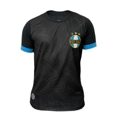 Imagem de Camisa Grêmio Classic Símbolo - Masculino - RetrôMania, G, Preto