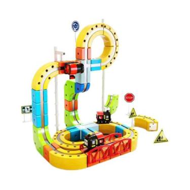 Imagem de Trilhos Magnéticos 3D Recarregáveis Brinquedos Educacionais STEM 51 81