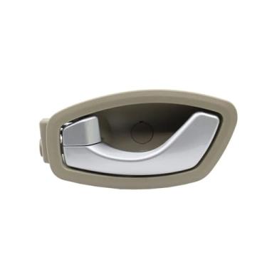 Imagem de Peças de automóvel substituição da maçaneta da abertura da porta interior do carro compatível com Renault Fluence 806715396R 806713870R(Beige front left)