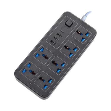 Imagem de Extensão De Energia Tipo C USB Com Cabo De 2M, Tomada Universal AC, Pl