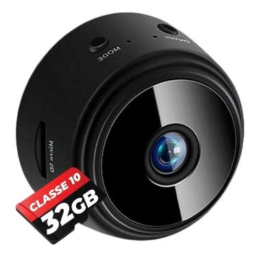 Imagem de Mini micro câmera de segurança espiã wifi 1080p hd monitoramento wireless com Cartão 32gb