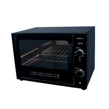 Imagem de Forno Elétrico Bancada Top 60 Fogatti Preto 220v