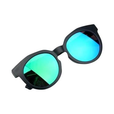 Imagem de Óculos De Sol Coloridos E Reflexivos Para Crianças UV400, Estilo Retro