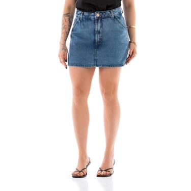 Imagem de Shorts Saia Jeans Feminino Arauto Mom-Feminino