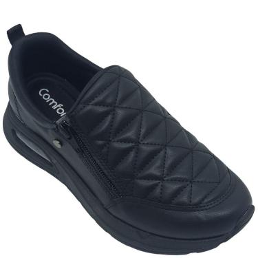 Imagem de Tênis Ramarim Feminino com Zíper Lateral e Sola 3cm-Feminino